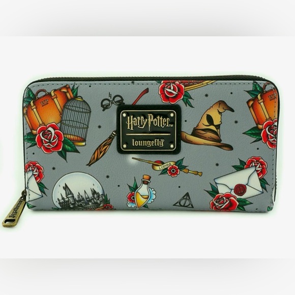 Loungefly Handbags - Loungefly Harry Potter Relics All Over Tattoo Print Wallet